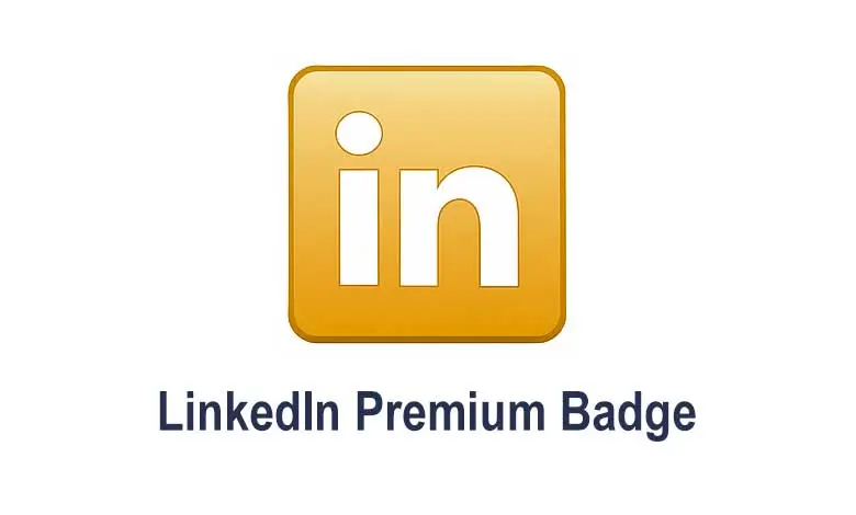 با خرید اکانت لینکدین نشان طلایی دریافت میکنید که نشان میدهد اکانت شما نسخه پرمیوم است.LinkedIn Premium Badge