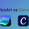 مقایسه Canva با PicsArt