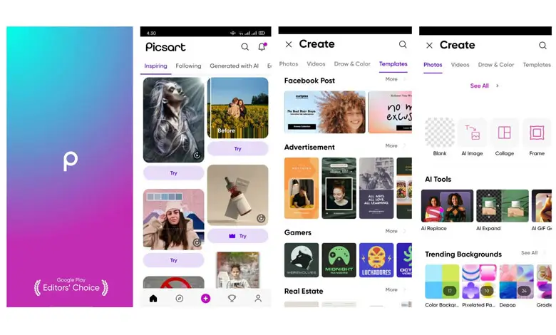 ویرایش تصویر با PicsArt